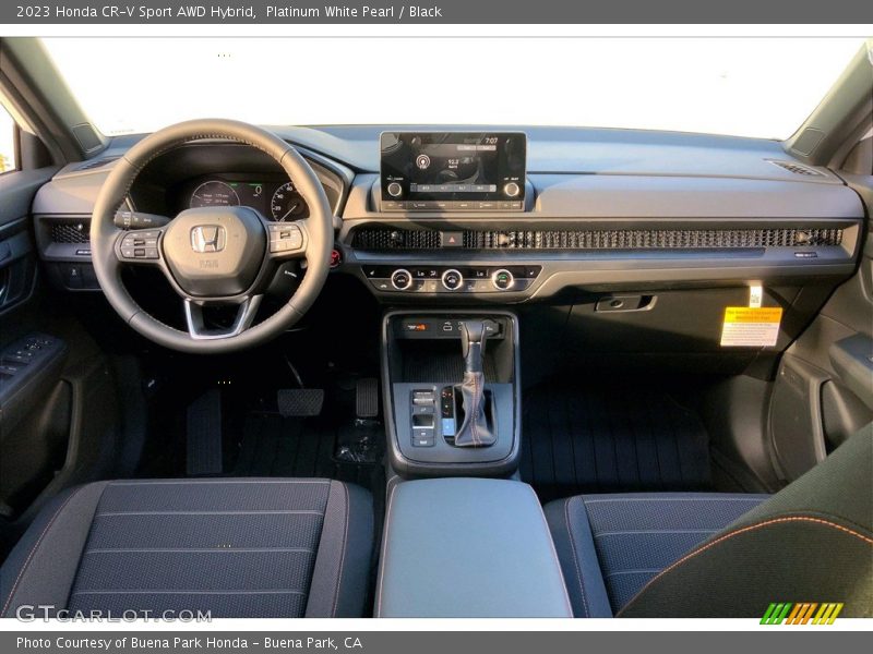 Dashboard of 2023 CR-V Sport AWD Hybrid