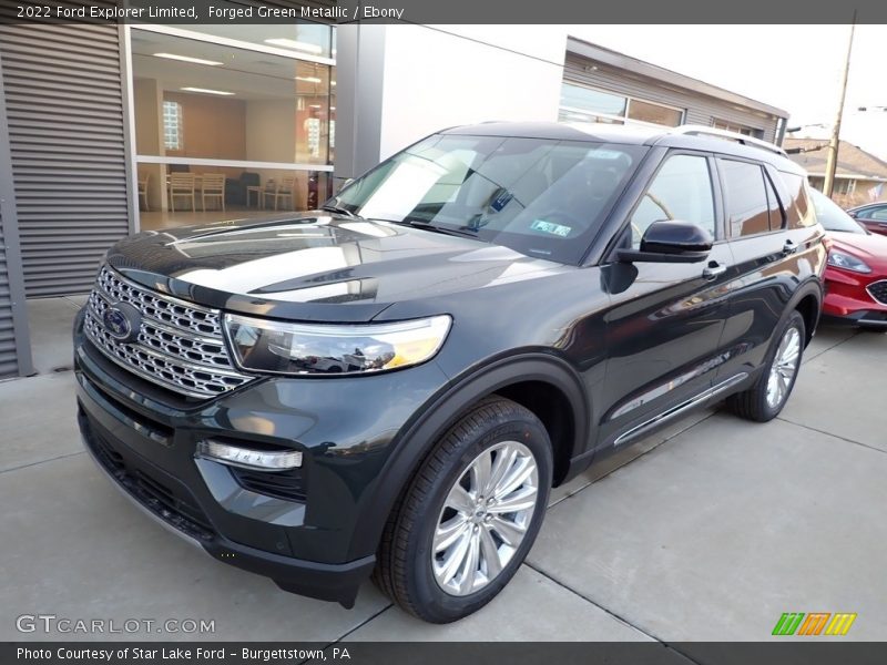 Front 3/4 View of 2022 Explorer Limited