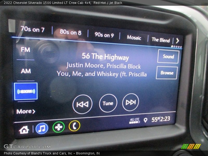 Red Hot / Jet Black 2022 Chevrolet Silverado 1500 Limited LT Crew Cab 4x4
