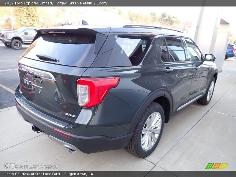 Forged Green Metallic / Ebony 2022 Ford Explorer Limited