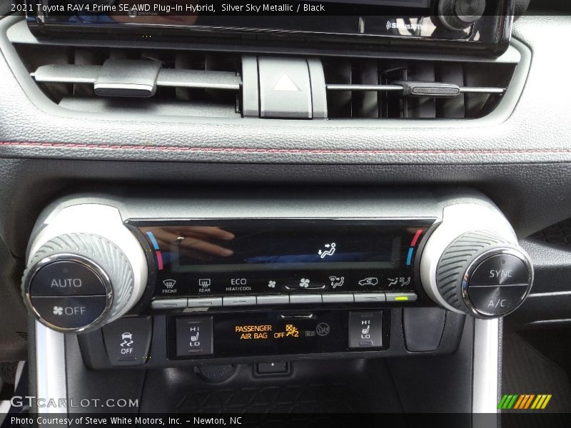 Controls of 2021 RAV4 Prime SE AWD Plug-In Hybrid