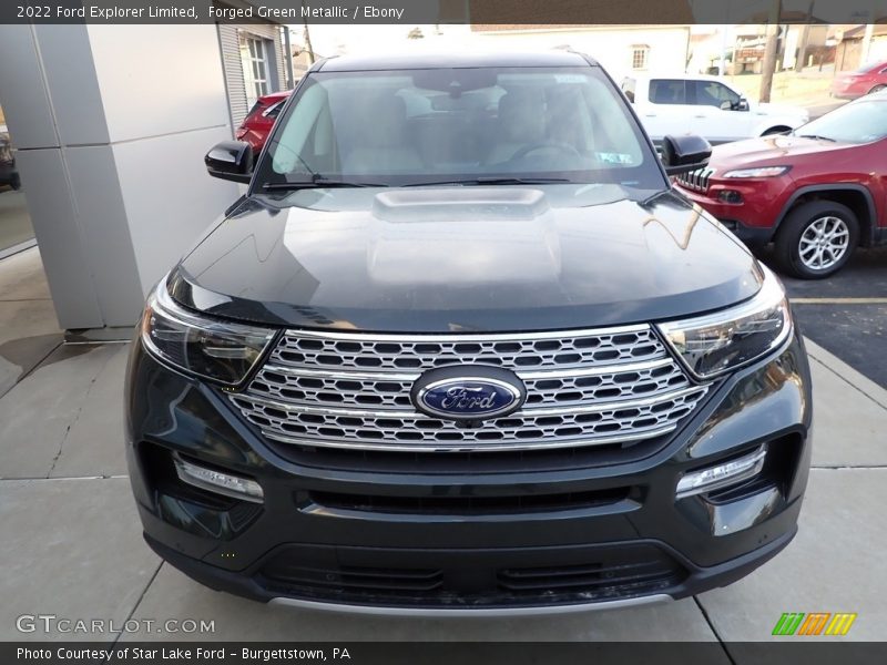Forged Green Metallic / Ebony 2022 Ford Explorer Limited