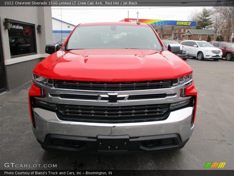 Red Hot / Jet Black 2022 Chevrolet Silverado 1500 Limited LT Crew Cab 4x4