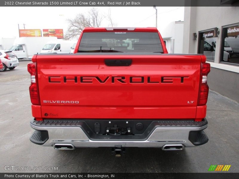 Red Hot / Jet Black 2022 Chevrolet Silverado 1500 Limited LT Crew Cab 4x4