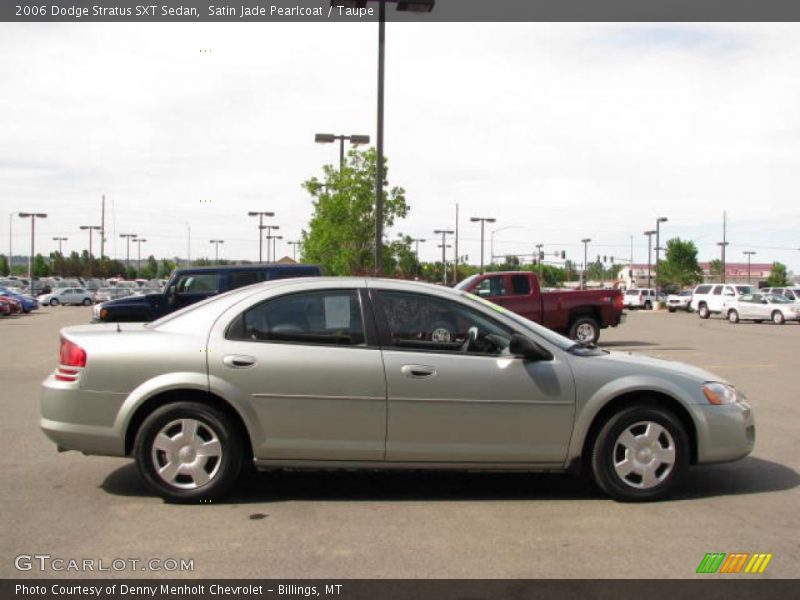 Satin Jade Pearlcoat / Taupe 2006 Dodge Stratus SXT Sedan