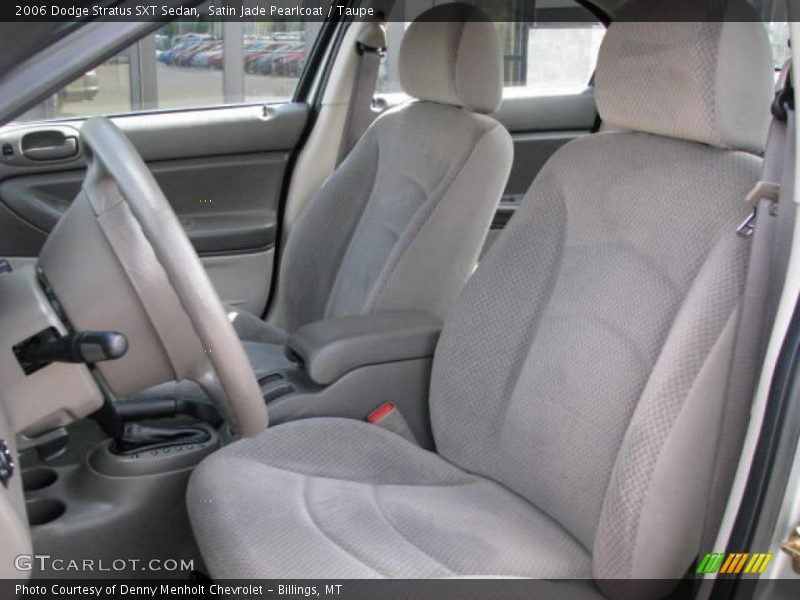 Satin Jade Pearlcoat / Taupe 2006 Dodge Stratus SXT Sedan