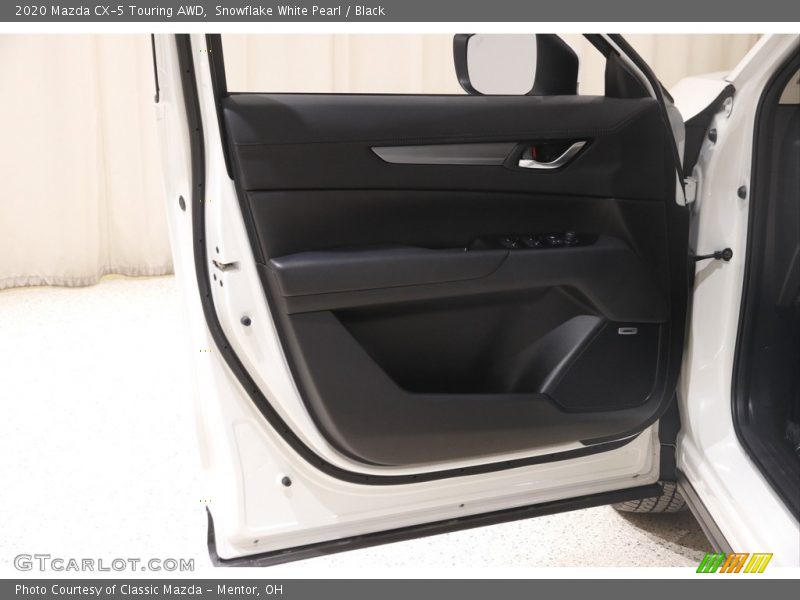 Snowflake White Pearl / Black 2020 Mazda CX-5 Touring AWD