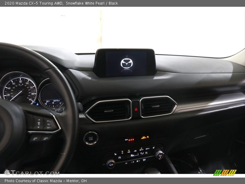 Snowflake White Pearl / Black 2020 Mazda CX-5 Touring AWD