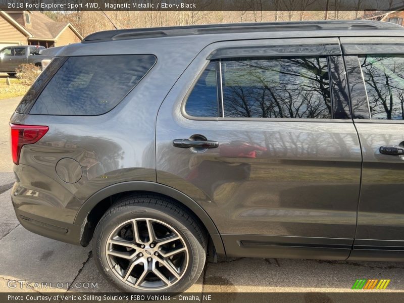 Magnetic Metallic / Ebony Black 2018 Ford Explorer Sport 4WD