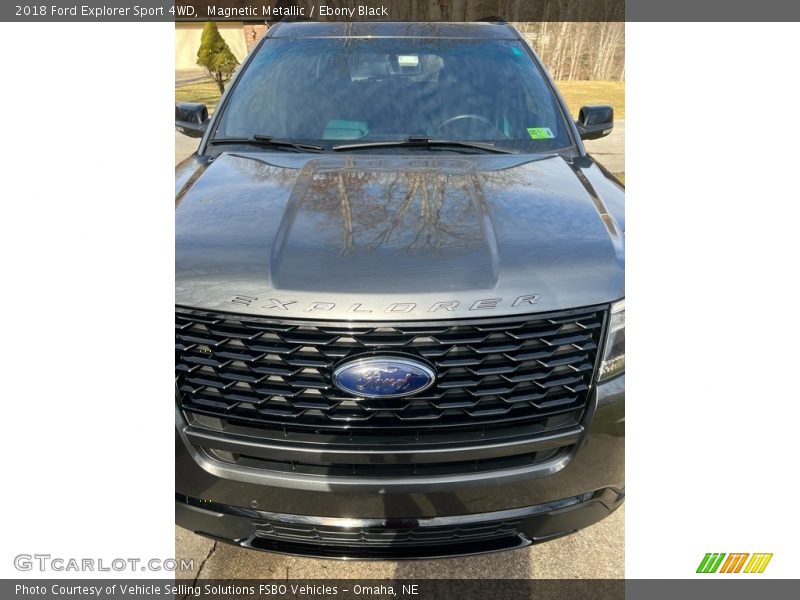 Magnetic Metallic / Ebony Black 2018 Ford Explorer Sport 4WD
