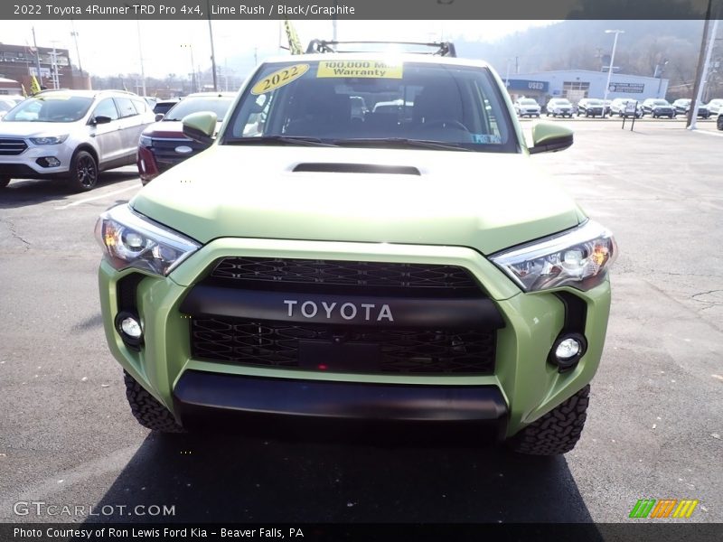 Lime Rush / Black/Graphite 2022 Toyota 4Runner TRD Pro 4x4