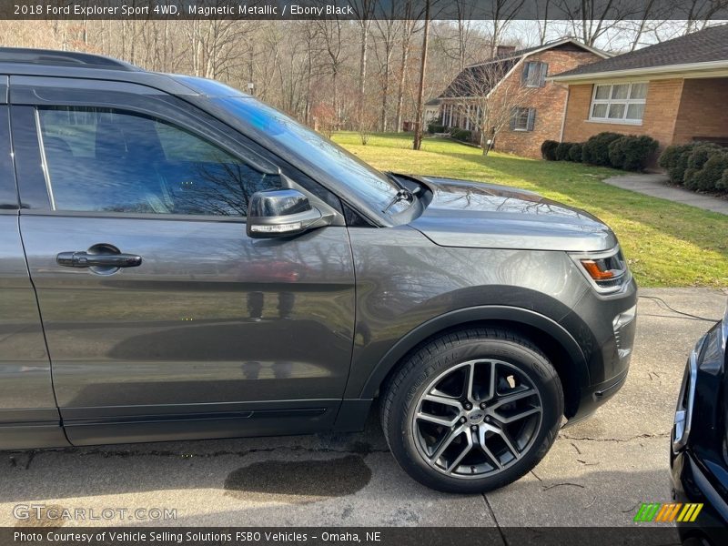 Magnetic Metallic / Ebony Black 2018 Ford Explorer Sport 4WD