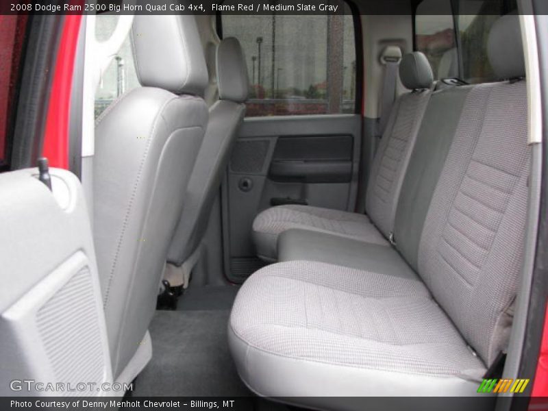 Flame Red / Medium Slate Gray 2008 Dodge Ram 2500 Big Horn Quad Cab 4x4