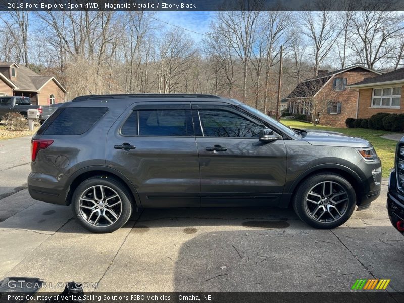Magnetic Metallic / Ebony Black 2018 Ford Explorer Sport 4WD