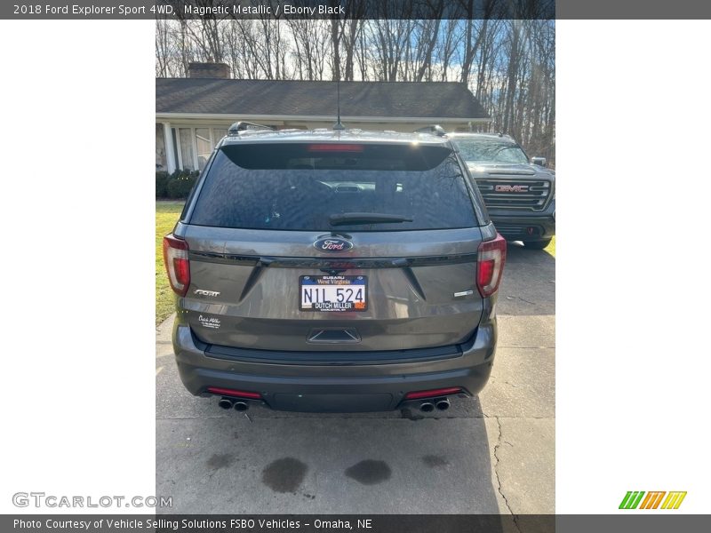 Magnetic Metallic / Ebony Black 2018 Ford Explorer Sport 4WD