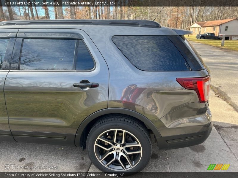 Magnetic Metallic / Ebony Black 2018 Ford Explorer Sport 4WD