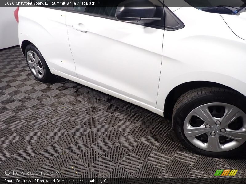 Summit White / Jet Black 2020 Chevrolet Spark LS