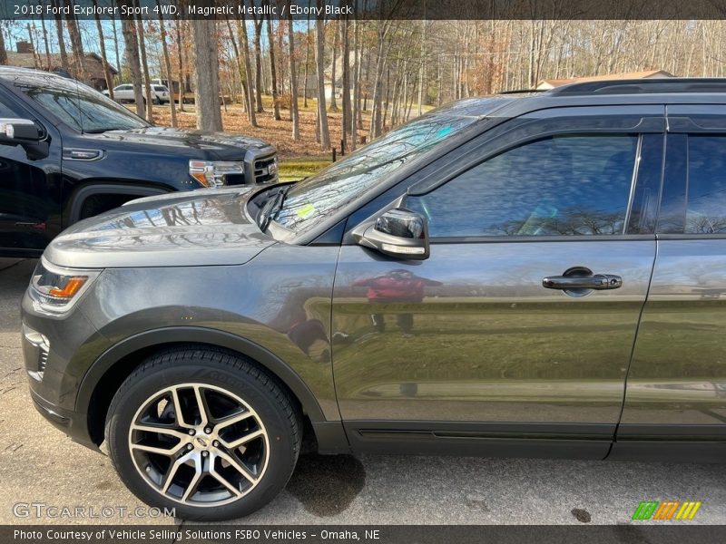 Magnetic Metallic / Ebony Black 2018 Ford Explorer Sport 4WD