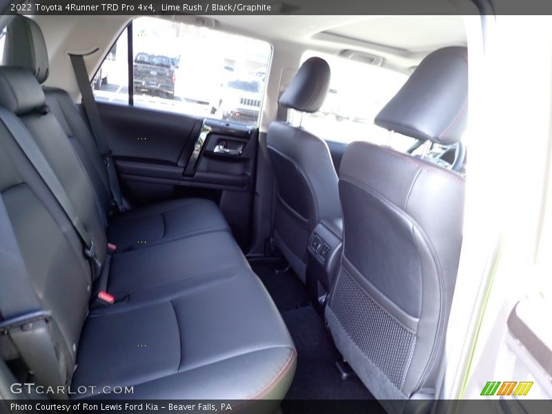 Rear Seat of 2022 4Runner TRD Pro 4x4