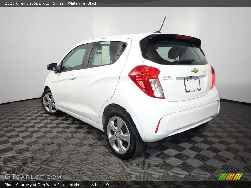 Summit White / Jet Black 2020 Chevrolet Spark LS