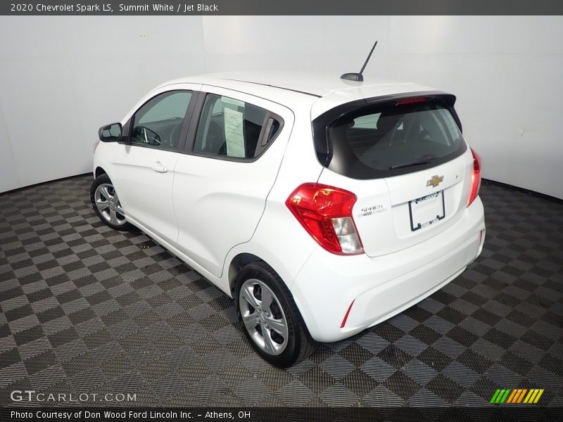 Summit White / Jet Black 2020 Chevrolet Spark LS