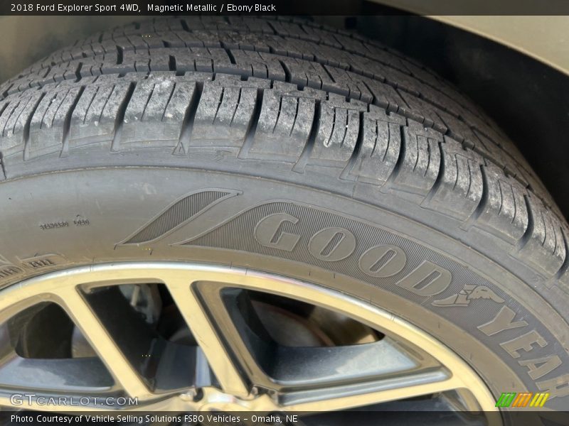 Magnetic Metallic / Ebony Black 2018 Ford Explorer Sport 4WD