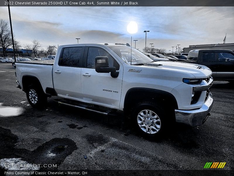 Summit White / Jet Black 2022 Chevrolet Silverado 2500HD LT Crew Cab 4x4