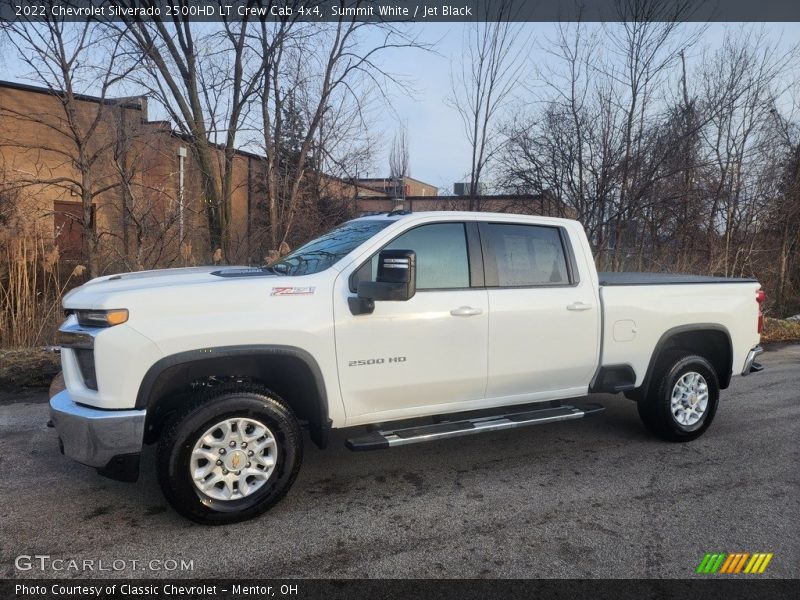 Summit White / Jet Black 2022 Chevrolet Silverado 2500HD LT Crew Cab 4x4