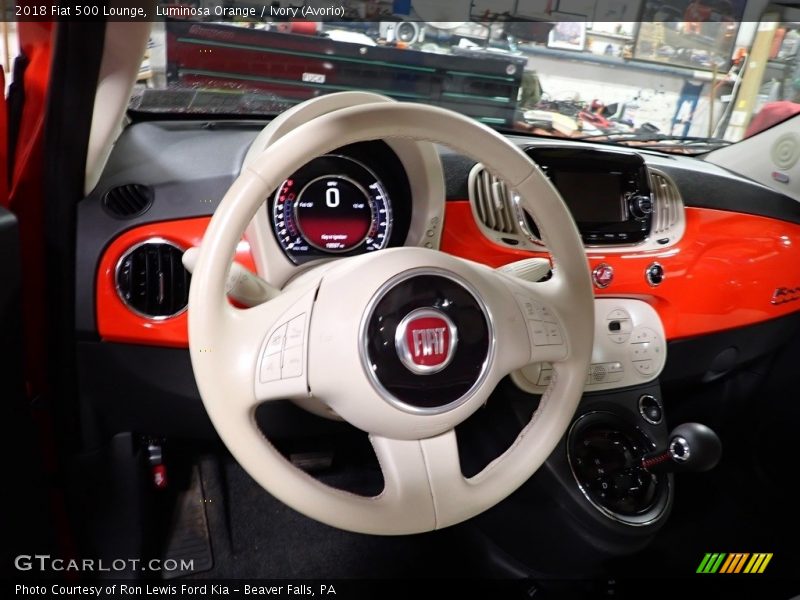  2018 500 Lounge Steering Wheel