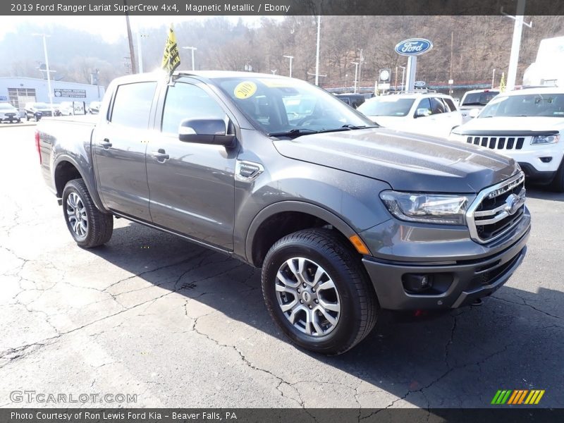 Magnetic Metallic / Ebony 2019 Ford Ranger Lariat SuperCrew 4x4
