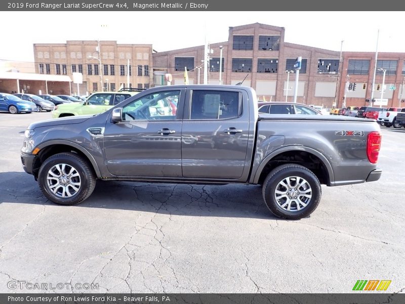 Magnetic Metallic / Ebony 2019 Ford Ranger Lariat SuperCrew 4x4