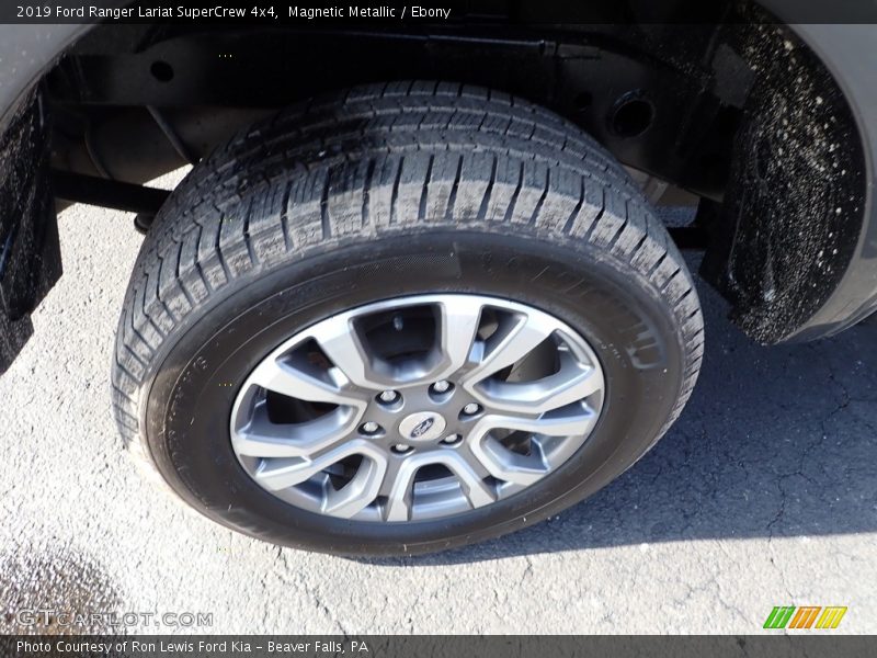Magnetic Metallic / Ebony 2019 Ford Ranger Lariat SuperCrew 4x4