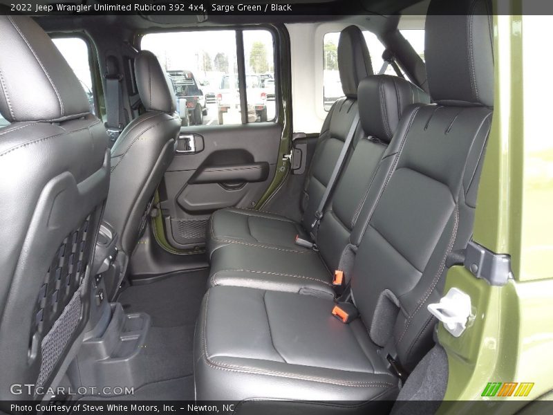 Rear Seat of 2022 Wrangler Unlimited Rubicon 392 4x4