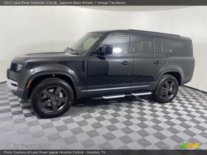 Santorini Black Metallic / Vintage Tan/Ebony 2023 Land Rover Defender 110 SE