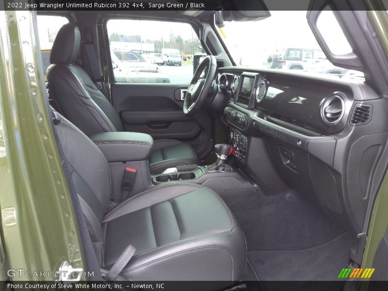 Front Seat of 2022 Wrangler Unlimited Rubicon 392 4x4