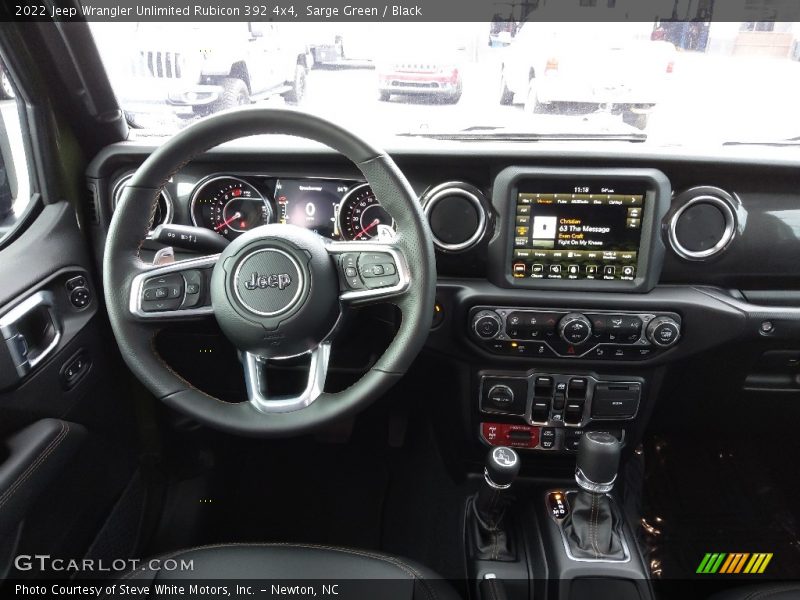 Dashboard of 2022 Wrangler Unlimited Rubicon 392 4x4