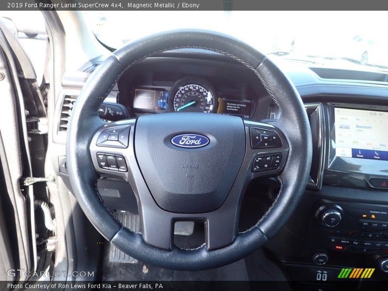 Magnetic Metallic / Ebony 2019 Ford Ranger Lariat SuperCrew 4x4