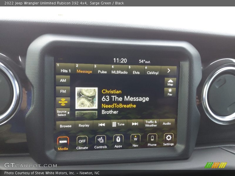 Controls of 2022 Wrangler Unlimited Rubicon 392 4x4