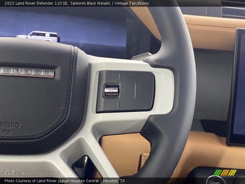 Santorini Black Metallic / Vintage Tan/Ebony 2023 Land Rover Defender 110 SE