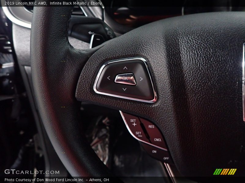 Infinite Black Metallic / Ebony 2019 Lincoln MKC AWD