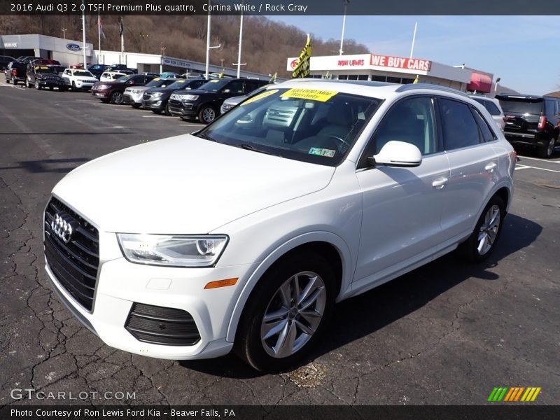 Cortina White / Rock Gray 2016 Audi Q3 2.0 TSFI Premium Plus quattro