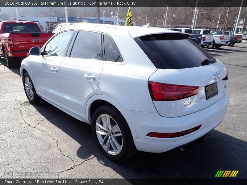 Cortina White / Rock Gray 2016 Audi Q3 2.0 TSFI Premium Plus quattro