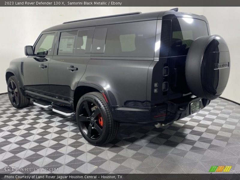 Santorini Black Metallic / Ebony 2023 Land Rover Defender 130 X