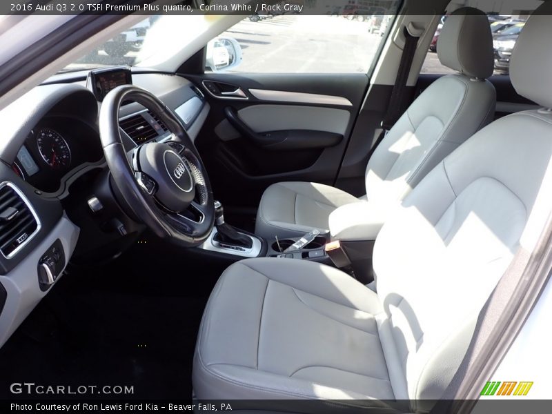 Cortina White / Rock Gray 2016 Audi Q3 2.0 TSFI Premium Plus quattro