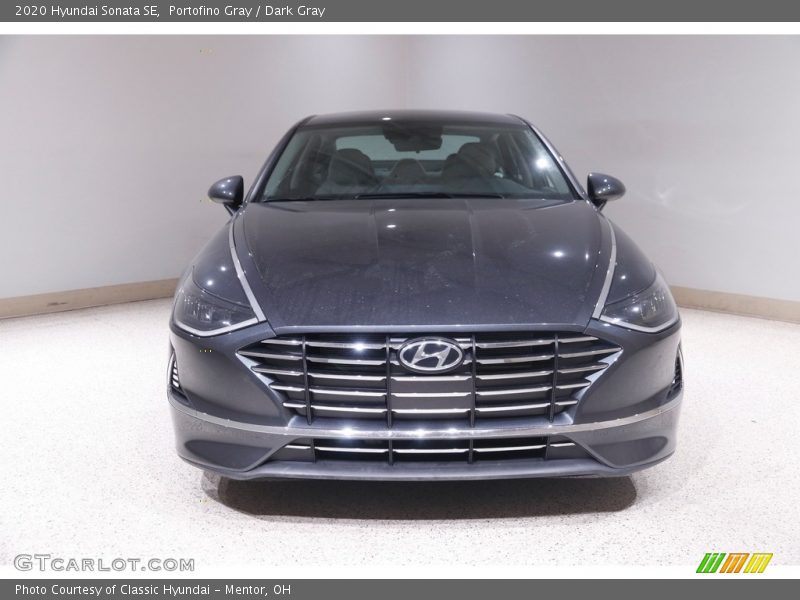Portofino Gray / Dark Gray 2020 Hyundai Sonata SE