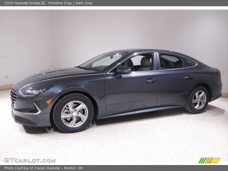 Portofino Gray / Dark Gray 2020 Hyundai Sonata SE