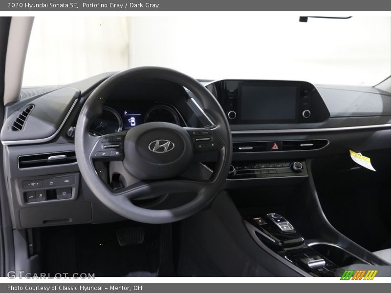 Portofino Gray / Dark Gray 2020 Hyundai Sonata SE