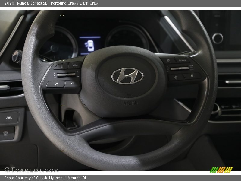 Portofino Gray / Dark Gray 2020 Hyundai Sonata SE