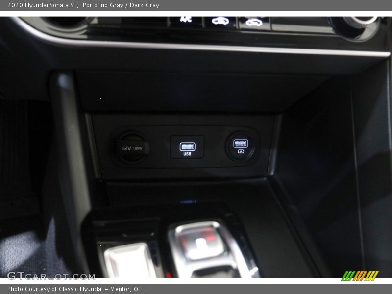Portofino Gray / Dark Gray 2020 Hyundai Sonata SE