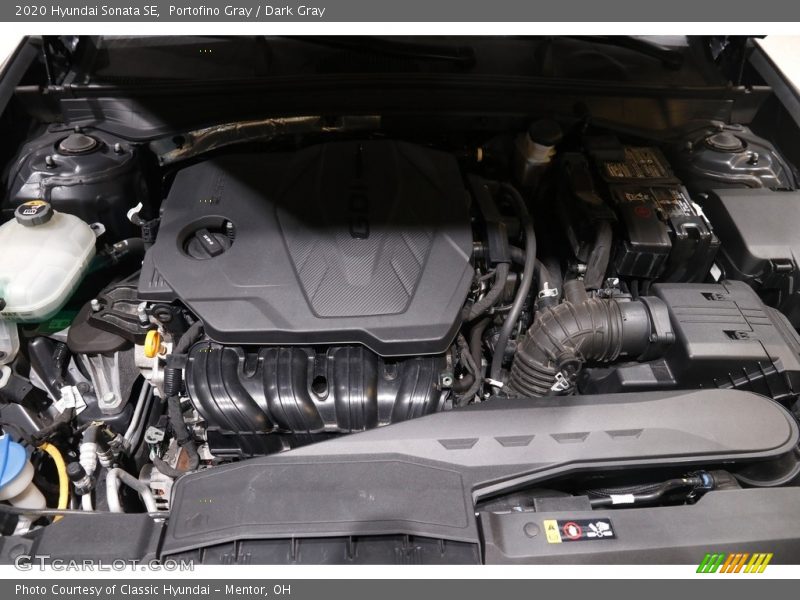 Portofino Gray / Dark Gray 2020 Hyundai Sonata SE